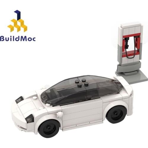 Buildmoc Technical Speed Car 185PCS Bricks MOC Model Building Blocks Toys for Children DIY Car Toy Kids Gifts for Boys