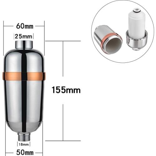 15 Level household Water filters Bathroom Shower Filter Bathing Water Treatment Health Softener Chlorine Removal Water Purifier