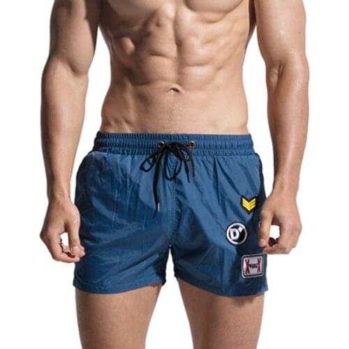 DESMIIT Boardshort Mens Swimming Shorts Beach Swimwear Men Board Swim Shorts Trunks Sea Bermuda Surfing Bathing Suit Swimsuit