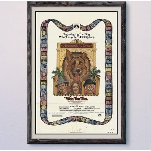 N589 WON TON TON Vintage Classic Movie Wall Silk Cloth HD Poster Art Home Decoration Gift