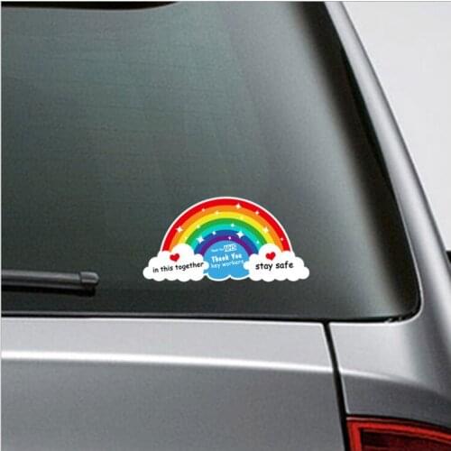 10x Thank You NHS Flag Car Stickers Decals