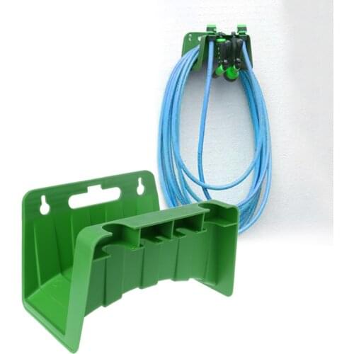 Wall Mounted Garden Hose Pipe Hanger Holder Storage Bracket Shed Fence Cable
