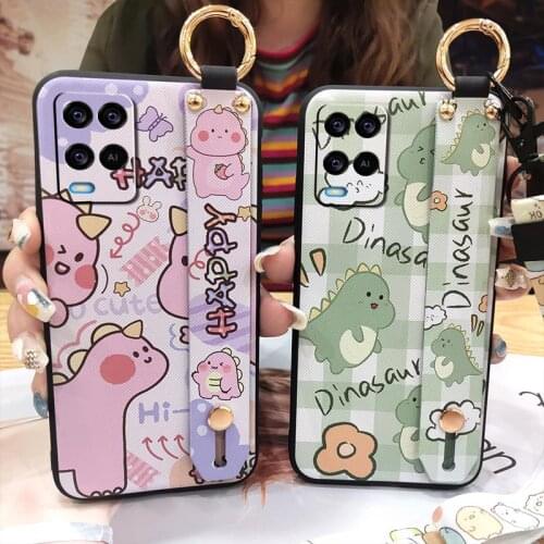 Shockproof For Girls Phone Case For OPPO A54 4G Fashion TPU Glitter Fashion Design For Boy