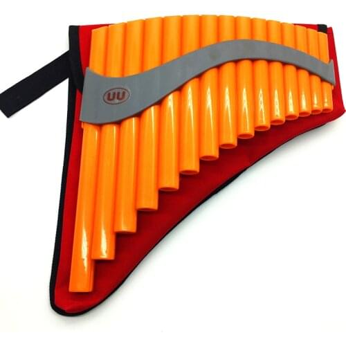 Handmade 15 Pipes PanFlute not Xiao ABS Panpipe G Key funda flauta Folk Musical Instruments chinese flute Panflute for students