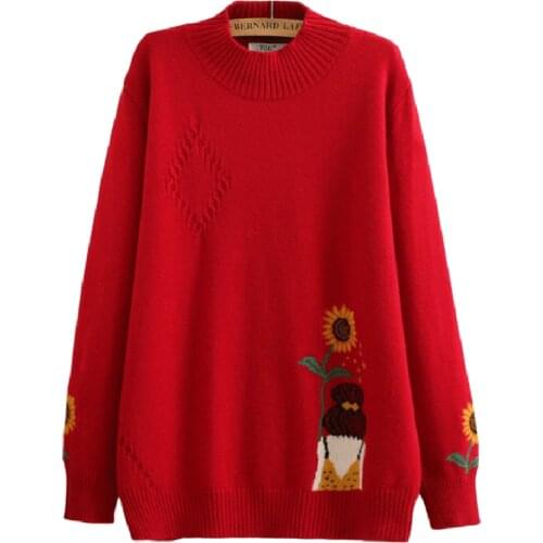 Autumn winter thicken knitted sweater women oversize 5XL casual long sleeve Crew neck sweaters female bottoming pullovers G784
