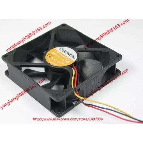 SUNON KD1209PTS3 H.M DC 12V 1.7W 90X90X25mm Server Cooling Fan
