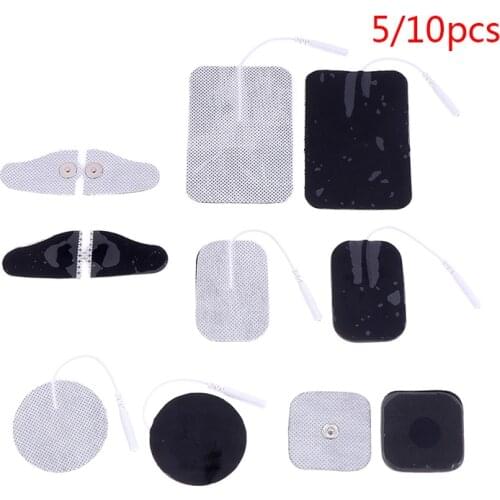5Pcs/10Pcs TENS Non-woven Self Adhesive Replacement Electrode Pad For Muscle Stimulator Tens Machine Pads Braces