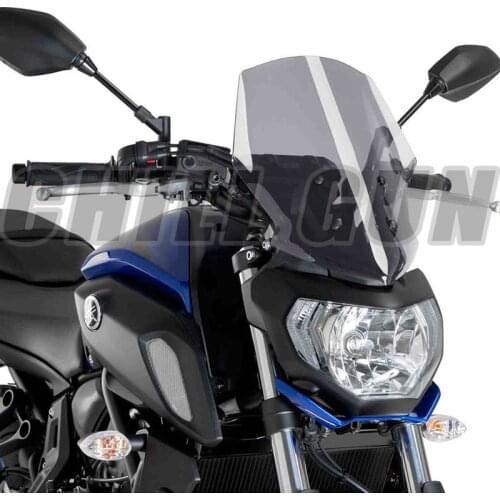Motorcycle Accessories Windshield WindScreen Wind Deflector Visor Viser Fits For MT07 FZ07 MT-07 FZ-07 2018-2020 MT07
