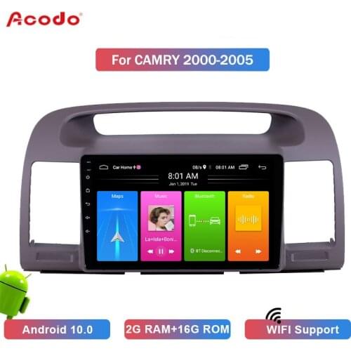 ACODO 2+16G Android 10.0 Car Radio Multimedia Player For Toyota CAMRY 2000-2005 Navigation GPS 2 din