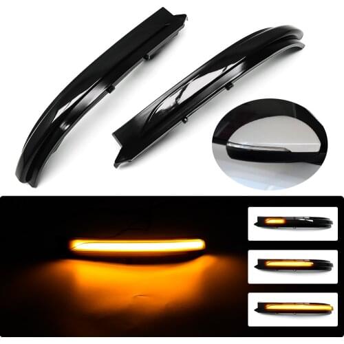 For Kia K5 Optima MK4 JF 2016 - 2019 Dynamic LED Turn Signal Light Car Side Wing Mirror Sequential Indicator Blinker Lamp