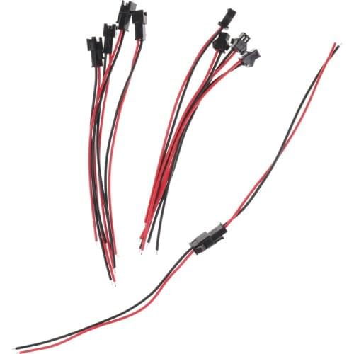 5 Pairs Connector Plug Cable Male+Female for RC Battery