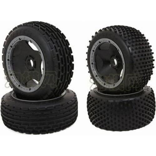 Baja 5b off road wheels set 2 front/2 rear for HPI rovan KM
