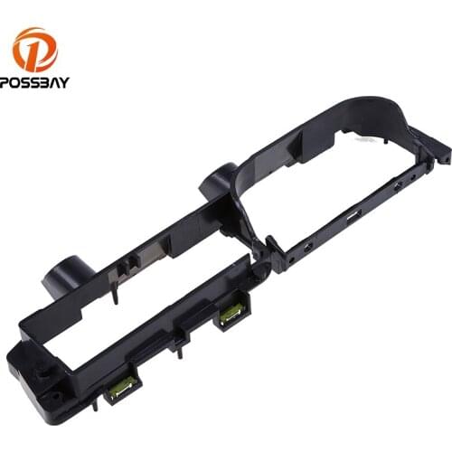 POSSBAY Black Door Pull Grab Handle Cover Bracket Fit for VW Bora Sedan/Variant 1999-2005 Door Window Switch Control Panel Bezel