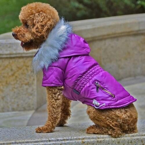 Dog Clothes Autumn Winter Warm Puppy Jacket Coats Small Medium Pet Dogs Costumes Comfort Pets Clothing