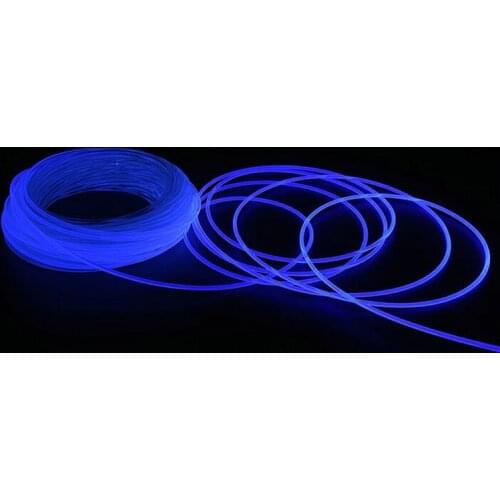 PMMA plastic 2.5mm Side Glow Fiber Optic Cable F/Led light engine Driver Car Home DIY Hanging Curtain Ceiling decor