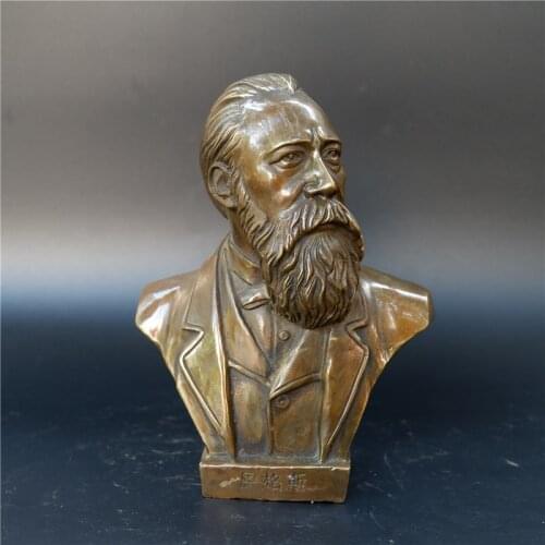 Direct selling crafts, pure copper, great figures, Marx and Engels, Lenin and Stalin