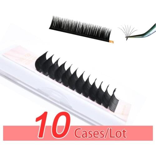 Easy Fan Lash Korean Pbt Fiber Eyelash Extension Camellia Lashes Soft and Good Quality Eyelash Extensions Support Wholesale Oem