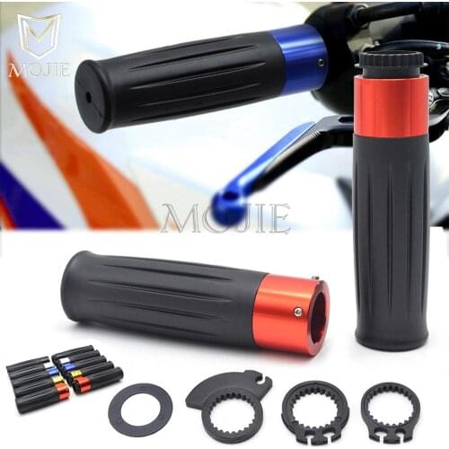 Motorcycle Bike 7/8" 22mm Universal Rubber Handlebar Hand Grips Bars For Honda CBR1000RR CBR600RR CBR600 CBR954 F4I F4 CBR1000