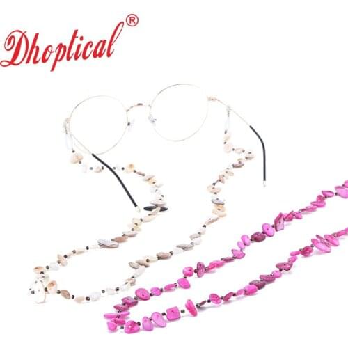 10pcs eyeglasses chain shell material eyewear hold avoid glasses slip by dhoptical