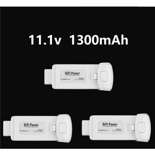 11.1V 1300mAh Rechargeable Battery for Yuneec Breeze 14.43Wh Replacement Lithium Polymer Battery for Yuneec Breeze Battery 3Pcs