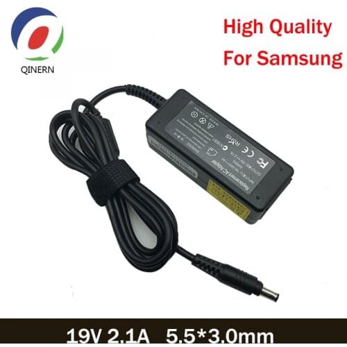 19V 2.1A 40W 5.5*3.0mm laptop AC Adapter Charger For Samsung Sense 630 pro 680 850 N145 N110 N102S X05 Notebook power supply
