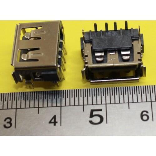 2-10pcs Laptop 2.0 USB Jack Connector Port USB Socket For Toshiba M805D C660 C660D Acer HP Lenovo Thinkpad L450 L450D 10MM