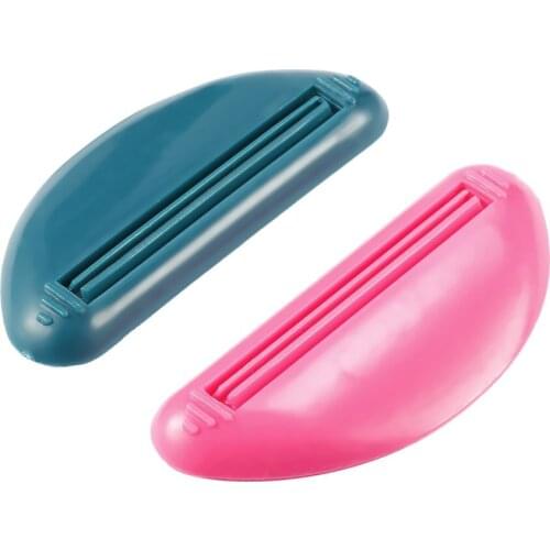 2PCS Toothpaste Squeezer Squeeze Tooth Paste Tube Cosmetics Cleanser Extruder Clamps Toothpaste Dispenser Toothpaste Clip