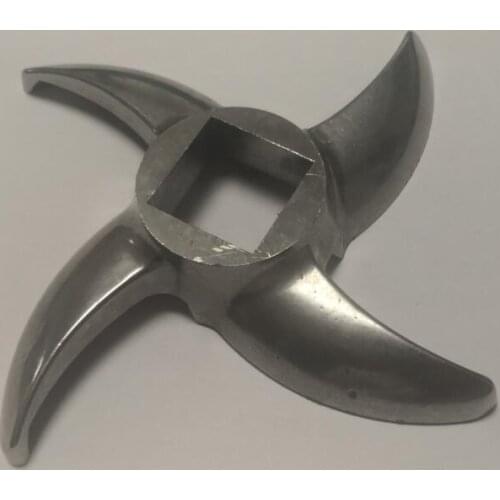 42# Meat Grinder Parts Stainless Steel blade Cross Round Shape Central hole 12X12mm