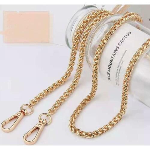 60-140cm Metal Chain Strap For Bags DIY Handles Crossbody Accessories for HandbagReplacement Purse Chain strap