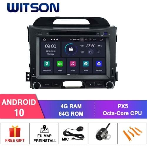 WITSON Android 10 CAR DVD GPS PLAYER FOR KIA SPORTAGE R2011 Car Multimedia Player Stereo AutoAudio GPS Navigation DVD Video