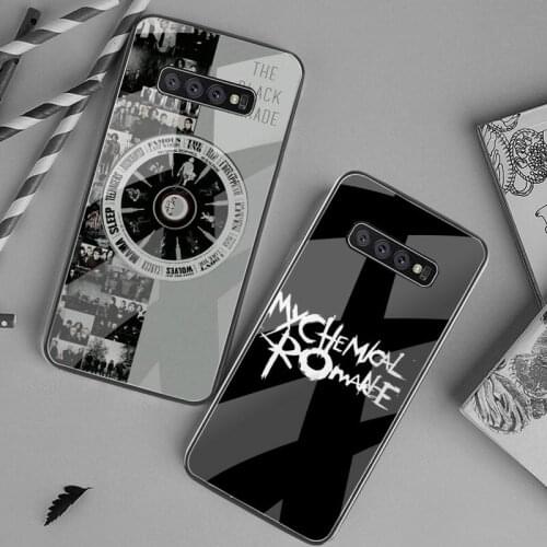 My Chemical Romance Punk Band Phone Case Tempered Glass For Samsung S20 Plus S7 S8 S9 S10 Plus Note 8 9 10 Plus
