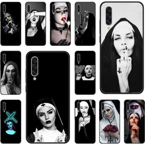 Sister Nun Sexy Girl Phone Case For Samsung galaxy S note 7 8 9 10 20 fe edge A 6 10 20 30 50 51 70 lite plus Soft Silicone
