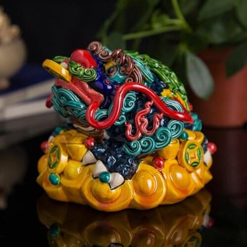 Living Room Decoration Jin Chan furnishing articles Ceramic art Chinese lucky furnishing articles