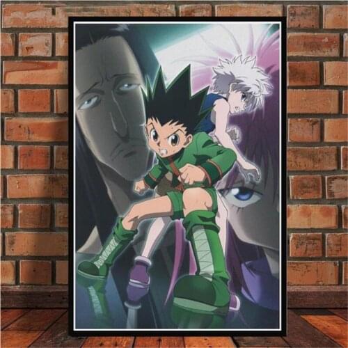 Home Decor Canvas HD Print Full-time Hunter Anime Poster Painting Modern Wall Art HD Pictures Living Room Modular No Framework