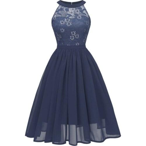 Синие летние платья Fhumig China At AliExpress