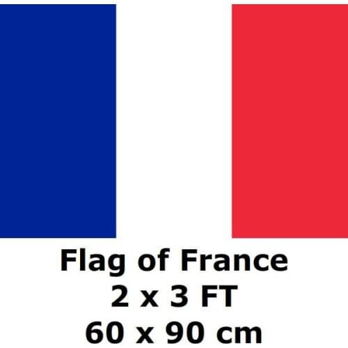 France - French Tricolore Flag 60 x 90 cm 100D Polyester Europe Flags and Banners Country Banner National Flag