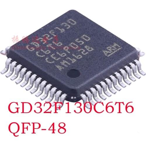 GD32F130C6T6 GD32 GD32F GD32F130 GD32F130C6 QFP-48 IC MCU