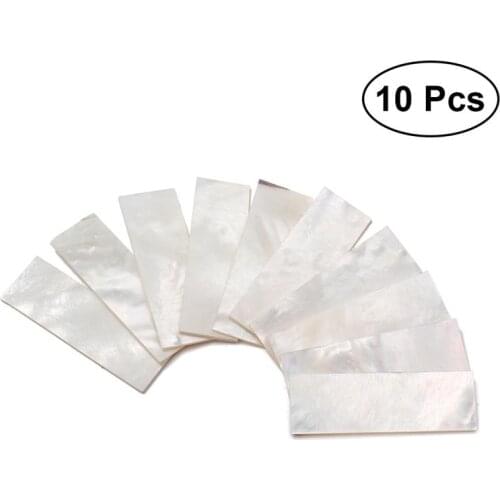 DIY Inlays Markers Material For Guitar Fretboard Fingerboard White Shell Block Guitar Parts