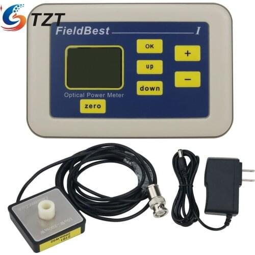 TZT 10uW-200mW Optical Power Meter Laser Power Meter Full Wavelength High Accuracy Resolution 10uW