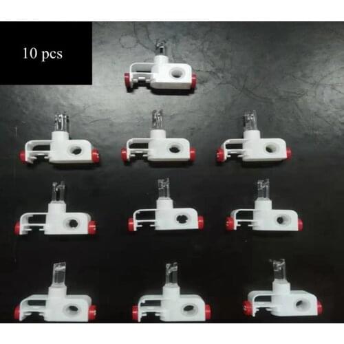 Vertical Blind Repair Carrier with Stem Vertical Blinds Repair Kit White Blinds Replacement Parts (10)