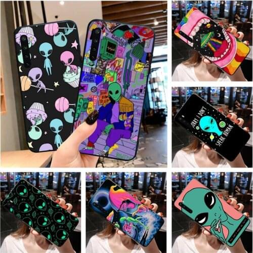 Cartoon alien space Phone Case For OPPO Realme 6 Pro Realme C3 5 Pro C2 RENO2-Z A11X