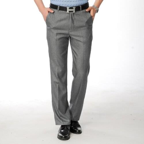 Mens cotton fashion Pants British Style Micro-elastic Casual Pant Men spring Autumn Slim Fashion Formal Suit Pants