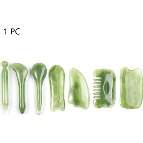 Jade Stone Gua Sha Scraper Board Facial Massager for face Guasha Natural gouache scraper for Face Skin Lifting Beauty Care Tools