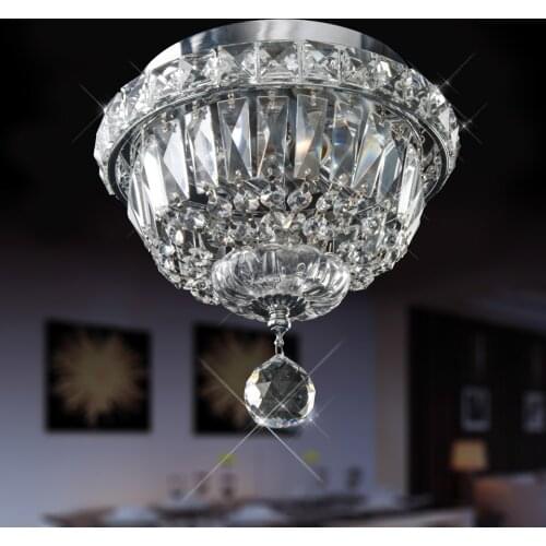 OuXean Modern LED Crystal Chandeliers Silver Lamp E14 Indoor Lighting for Home Decor Living Room Hotel Restaurant Coffee