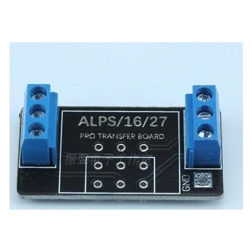 Semi-finished Product, Double-sided Tinned Shielded Potentiometer Adapter PCB Board / Suitable for ALPS16 27 Potentiometer