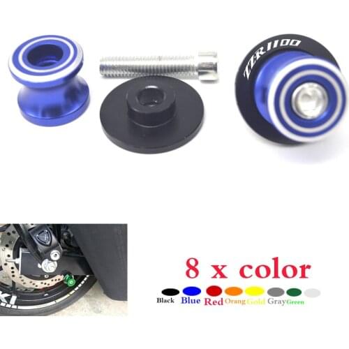 CNC Motorcycle Frame Stands Screws sliders Swingarm Spools Slider for Kawasaki ZZR1100 ZZR 1100 1990 1991 1992 10M