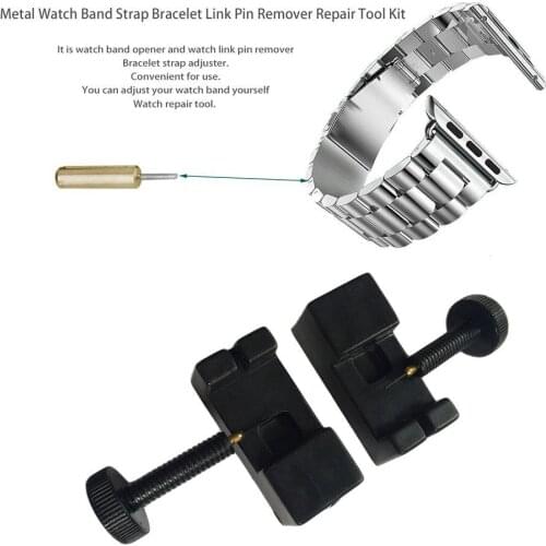 1pcs Watchband Link Remover Spring Bar Pin Removal Wrist Chain Strap Black Adjusting Repair Tool Regulator Watch Makers