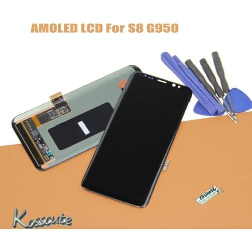 For Samsung S8 LCD Replacement for SAMSUNG Galaxy S8 G950 G950F Display lcd Touch Screen Digitizer Repair Spare Parts