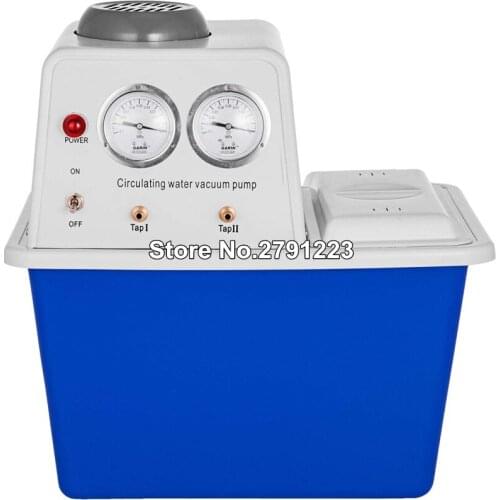 Circulating Water Vacuum Pump Air for Lab Chemistry Equipment with 2 Off-Gas Taps 110V 60L/min 2 Pipes and 2 Fuses for Gifts