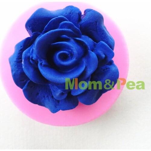 Mom&Pea 0649 Free Shipping Mini Flower Shaped Silicone Mold Cake Decoration Fondant Cake 3D Mold